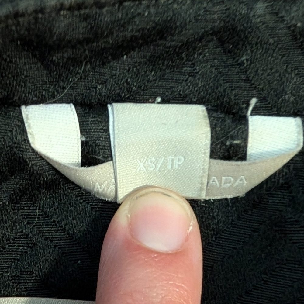 Patterned Cloth Biker Jacket - Picture 5 of 6